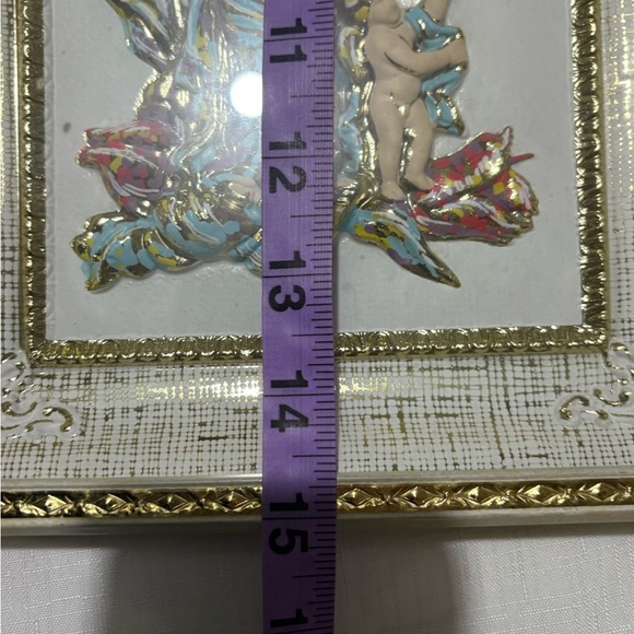 Vintage Pair of Rococo Gold Metalcraft Giclee Wall Art - Picture 9 of 10